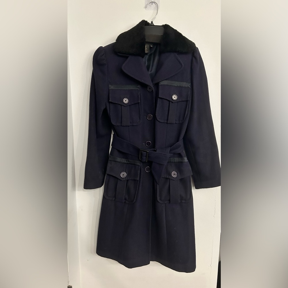 Used Marc Jacobs Blue Coat Size L